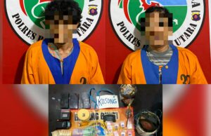 Diduga Edarkan Sabu, Dua Orang Diamankan Satresnarkoba Polres Barito Utara