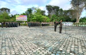 Dandim 1013 Muara Teweh Pimpin Ziarah Nasional di TMP Dharma Persada Muara Teweh