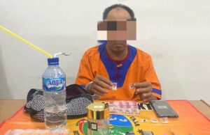 Sedang Asyik Nyabu Di Eks Lokalisasi Pria Ini Ditangkap Polisi