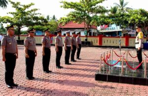 29 Personil Polres Barito Utara Dapat Kenaikan Pangkat