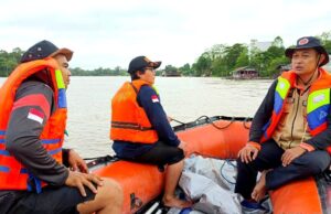 Tim BPBD Barito Utara Terus Lakukan Pencarian Korban Tenggelam