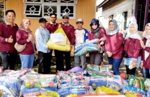 KJS Muara Teweh Serahkan Bantuan Sembako dan Pakaian Layak Pakai