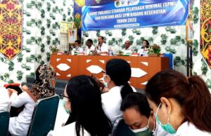 Dinkes Barito Utara Gelar Pertemuan Evaluasi SPM dan RA SPM tahun 2023