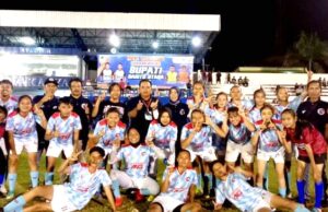 Klub Mitra Barito FC Juarai Open Turnamen Sepak Bola Putri Bupati Cup 2023
