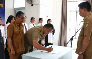 Lantik Tiga BPD di Kecamatan Teweh Selatan, Ini Kata Bupati