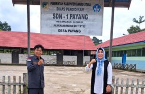 Anggota DPRD Barito Utara Kunjungi SDN 1 Payang Gunung Purei