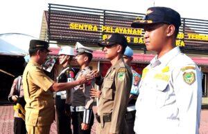 Polres Barito Utara Apel Gelar Pasukan Operasi Ketupat Tahun 2023