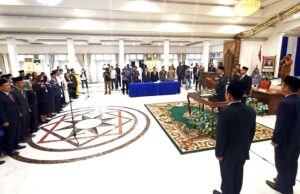 Bupati Lantik 132 Pejabat Lingkup Pemkab Barito Utara