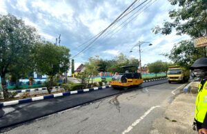 Ketua DPRD Barito Utara Apresiasi Pemkab Lakukan Overlay Jalan Dalam Kota