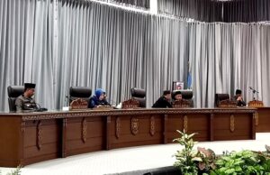 DPRD Barito Utara Gelar Rapat Paripurna Penyampaian Rekomendasi LKPj tahun 2022