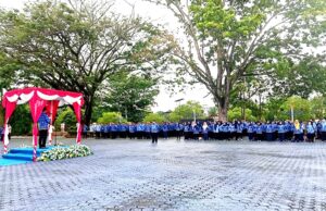 Pemkab Barut Gelar Apel Gabungan sekaligus Peringati Puncak Hardiknas Tahun 2023