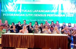BPS Barito Utara Adakan Pelatihan UTP Sensus Pertanian Tahun 2023