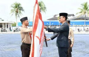 Wakil Bupati Yakin Kontingen Gerakan Pramuka Barito Utara Mampu Bersaing Dengan Sportif