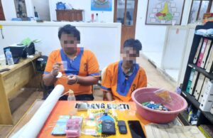 Dua Pengedar Sabu di Desa Hajak Diamankan Saat Pelaksanaan Operasi Antik Telabang 2023