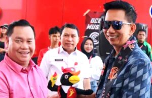 Bupati Kotim Sambut Bupati dan Kontingen Barito Utara