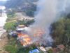 12 Unit Rumah dan 2 Barak di Desa Luwe Hulu Ludes Terbakar