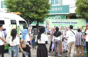 BPOM Kota Palangkaraya Gelar Kampanye Pasar di Pasar Pendopo Muuara Teweh.