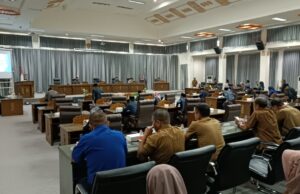 DPRD Rapat Paripurna Dalam Rangka Penyampaian Pidato Pengantar Bupati Terhadap Raperda APBD Perubahan 2023
