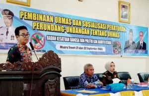 Kesbangpol Barito Utara Gelar Sosialisasi dan Pembinaan Ormas