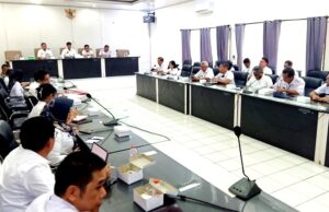 Rakor Bersama Kepala Perangkat Daerah Dalam Rangka Silaturahmi Sekaligus Evaluasi Pelaksanaan Tugas
