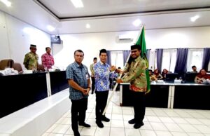 Pj Bupati Barito Utara Lepas Kontingen MTQ VII Korpri Tingkat Provinsi Kalteng