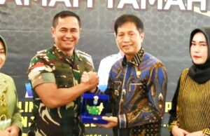 Pj Bupati Barito Utara Gelar Ramah Tamah Dengan Pangdam XII Tanjungpura
