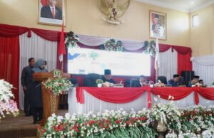 DPRD Balangan Gelar Rapat Paripurna Penyampaian Rekomendasi LKPj Bupati 2022