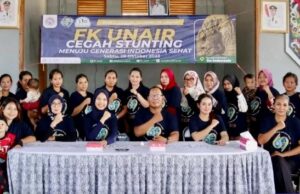 Dies Natalis ke 69, Alumni FK Unair Angkatan 2013 Gelar Kegiatan di Desa Benangin