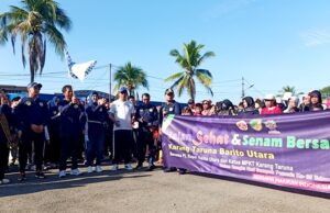 Karang Taruna Barito Utara Gelar Senam Bersama dan Jalan Sehat Berhadiah
