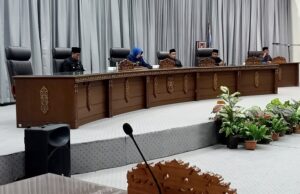 Ketua DPRD Pimpin Rapat Paripurna DPRD Terkait Rancangan APBD 2024
