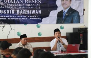 Rusdin Gelar Reses Kolaborasi Dengan Ketua Komisi III DPRD Balangan