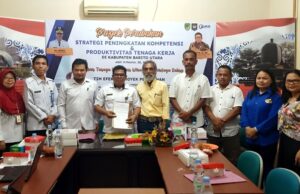 Disnakertranskop UKM Rapat Dewan Pengupahan Daerah Barito Utara Usulan UMK tahun 2024