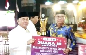 MTQH XXXI Tingkat Kalteng Resmi Ditutup, Kafilah Barito Utara Raih Juara Terbaik III