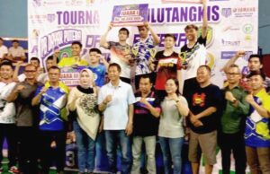 Turnamen Bulu Tangkis Dayak Putra Open 2023 Resmi Ditutup