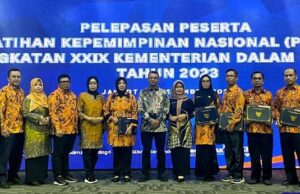Pj Sekda Barito Utara Hadiri Pelepasan Peserta PKN TK II Angkatan XXIX Kemendagri