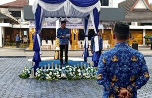 Pj Bupati Sampaikan Amanat Menteri PUPR Pada Apel gabungan