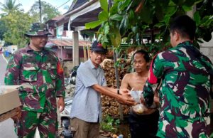 Tanggap Bencana Banjir, Kodim 1013 Muara Teweh Siagakan Personil Pantau Situasi