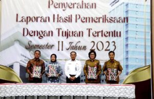 Pj Bupati dan Ketua DPRD Barito Utara Terima LHP dengan Tujuan Tertentu BPK Provinsi Kalteng