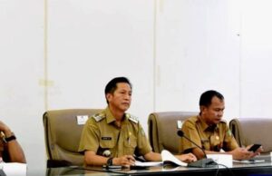 Pj Bupati Barito Utara Ikuti Rakor Pengendalian Inflasi