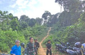 Dinas PUPR Barito Utara Bersama Dandim 1013 Muara Teweh Tinjau Lokasi Rencana TMMD Reguler Ke-119 TA 2024