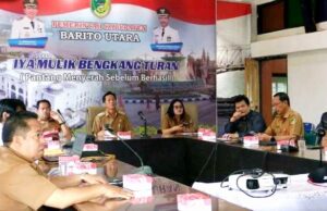 Pj Bupati Barito Utara Ikuti Vicon Rakor Pengendalian Inflasi