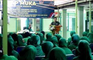 Kodim 1013 Muara Teweh Sosialisasikan Tentang Netralitas Persit KCK Dalam Pemilu 2024