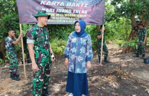 Ketua DPRD Barito Utara Apresiasi Kodim 1013 Muara Teweh Tanam Ratusan Bibit Pohon