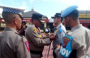 Polres Barito Utara Apel Gelar Pasukan Operasi Keselamatan Telabang 2024