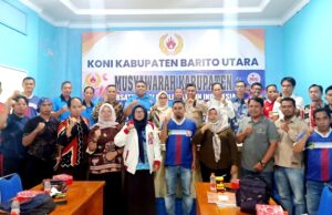Kepala Disbudparpora Barito Utara Buka Muskab PBVSI 2024