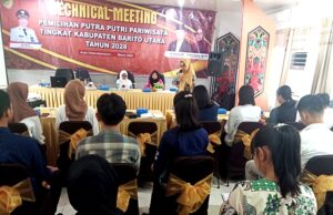 42 Peserta Putra Putri Pariwisata Barito Utara Ikuti Pembekalan dan Pemberian Materi