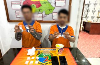 Simpan Sabu Dalam Pop Mie, Dua Pengedar Sabu Diamankan Polisi di Eks Bandara Lama