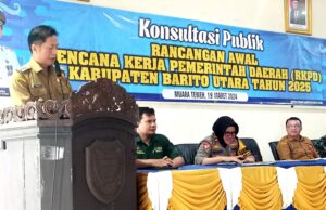 Pj Bupati Barito Utara Buka Forum Konsultasi Publik Ranwal RKPD Tahun 2025