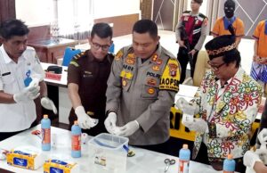 Polres Barito Utara Musnahkan Barbuk Sabu 715,29 gram Hasil Pengungkapan Januari-Februari 2024