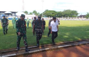 Pj Bupati Barito Utara Sambut dan Dampingi Kunker Danrem 102/Panju Panjung